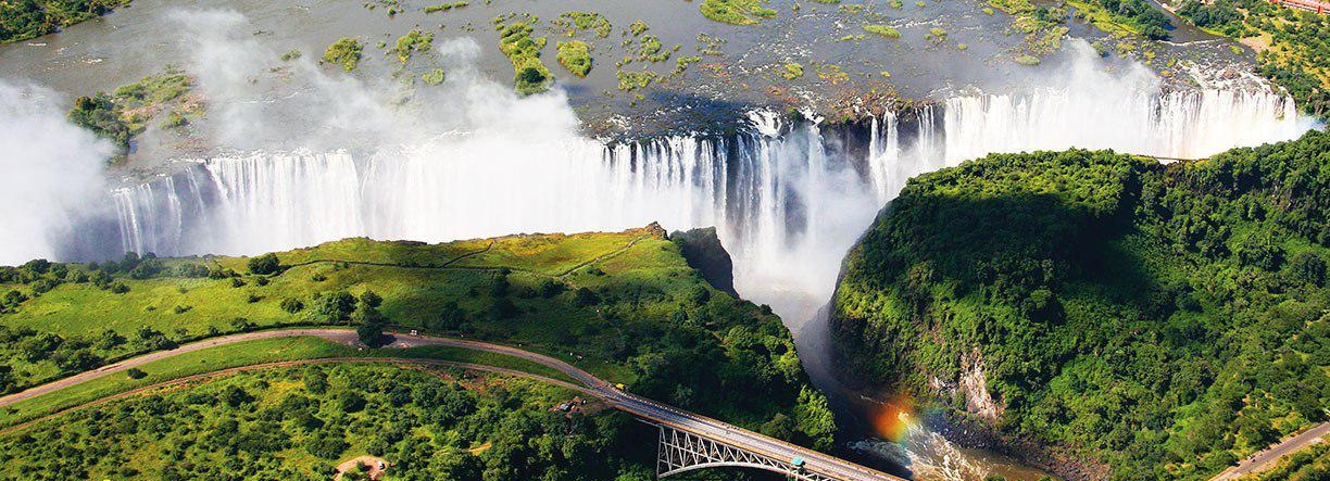 آبشار ویکتوریا در افریقا